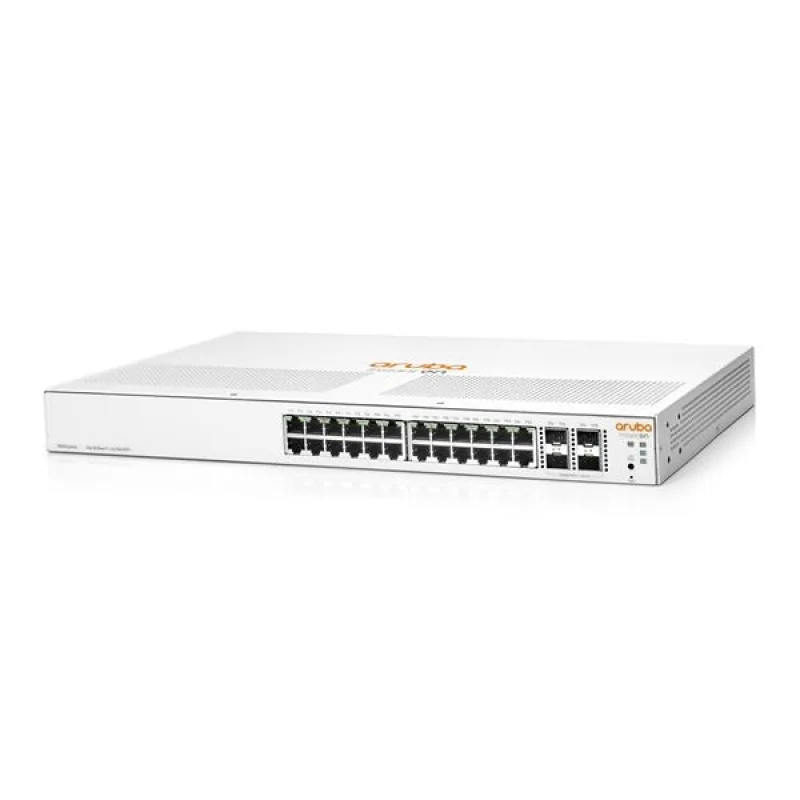 HPE Networking Instant On Switch 24p Gigabit 4p SFP+ (fanless) 1930 …