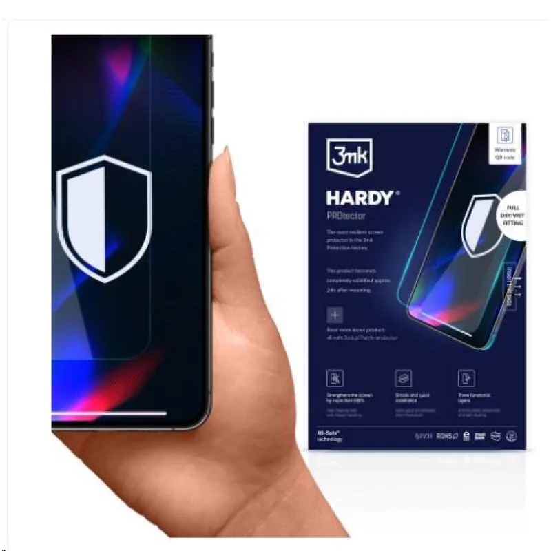 3mk All-Safe - AIO fólie Hardy PROtector Full Wet Fitting Watch, 5 ks…