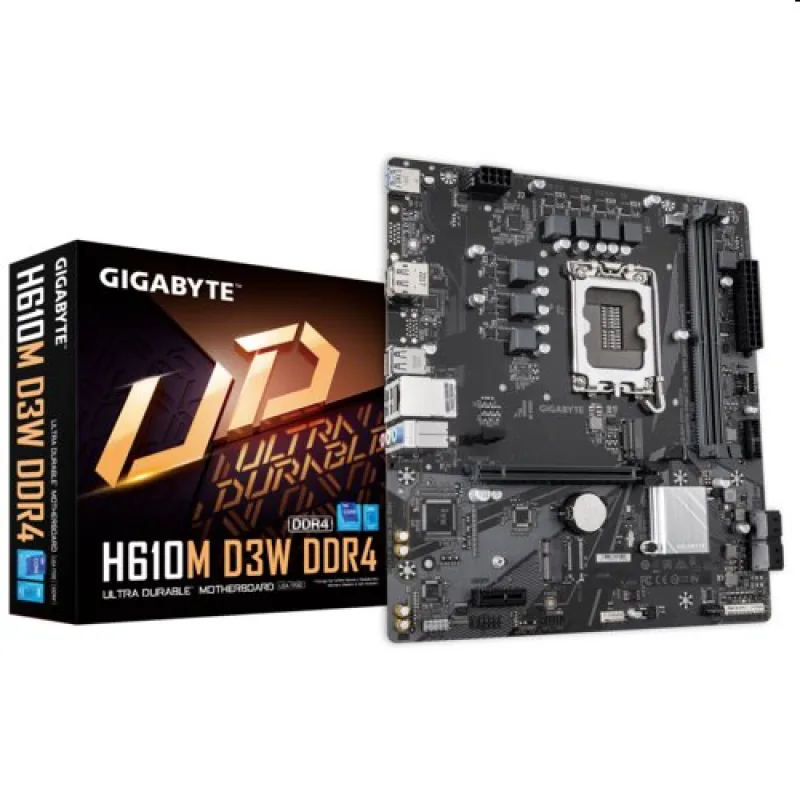 Gigabyte H610M D3W DDR4, Intel H610, LGA1700, 2xDDR4, mATX