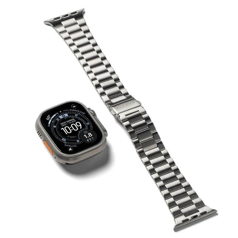 Ringke Metal One Air náramok pre Apple Watch 8 / 9 / 10 / 11 / SE / Ultra (44 / 45 / 46 / 49 mm) - strieborný