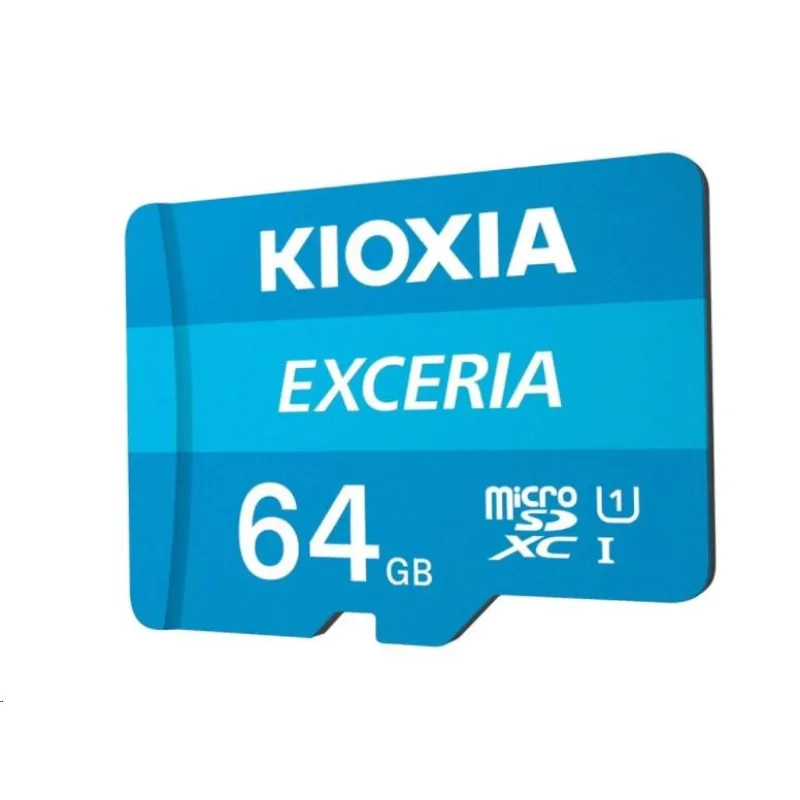 Karta microSD KIOXIA Exceria 64GB M203, UHS-I U1 Class 10 LMEX1L064GG2