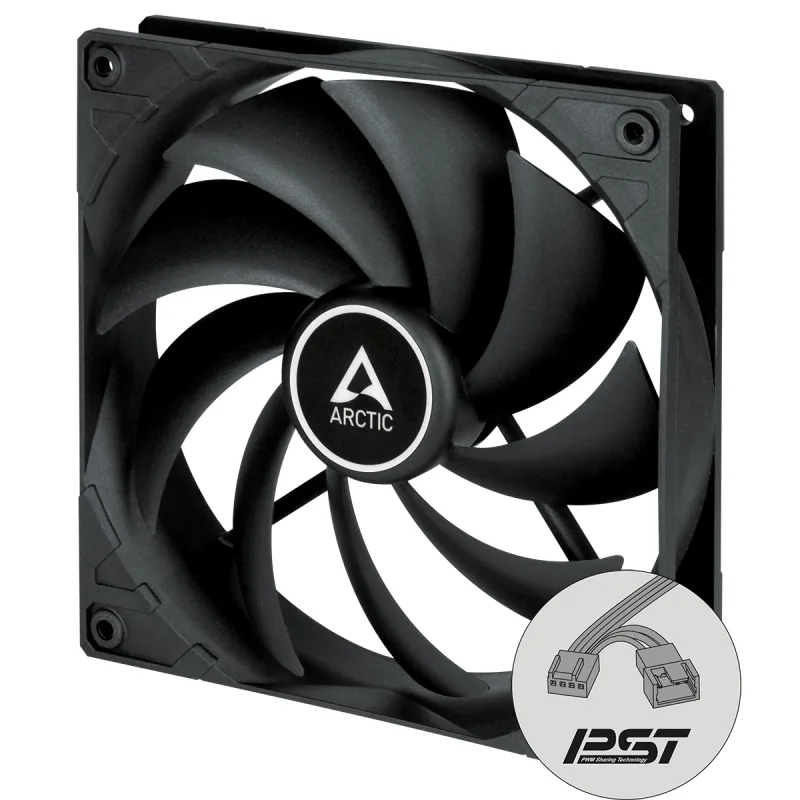 ARCTIC F14 PWM pst CO Case Fan (Black) - 140mm ACFAN00220A