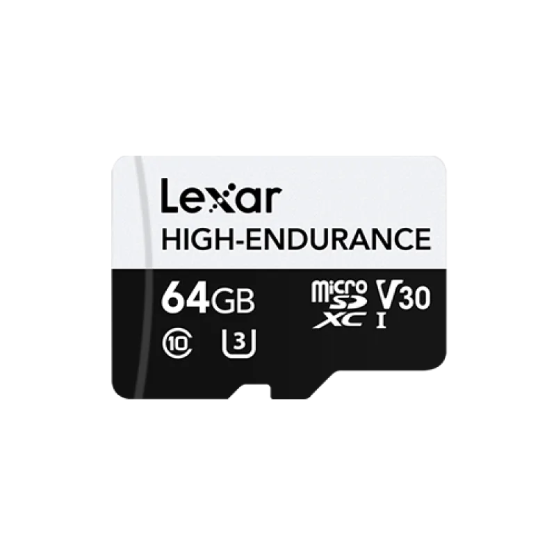 64GB Lexar® High-Endurance microSDHC/microSDXC™ UHS-I cards,up to 100MB/s…