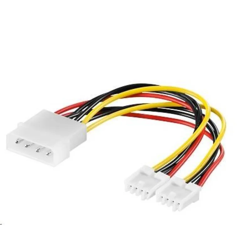 PREMIUMCORD Napájací kábel HDD, FDD 5, 25"-2x3, 5" kn-3