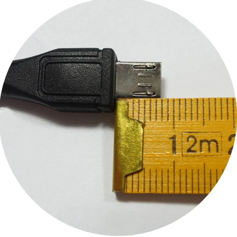 Kábel micro USB 2.0, A-B 1, 8m s dlhším konektorom ku2m18fd