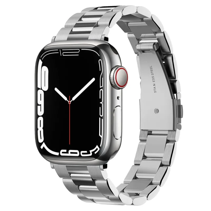 Remienok Spigen Modern Fit pre Apple Watch 4/5/6/7/8/SE (38/40/41 mm) – strieborný