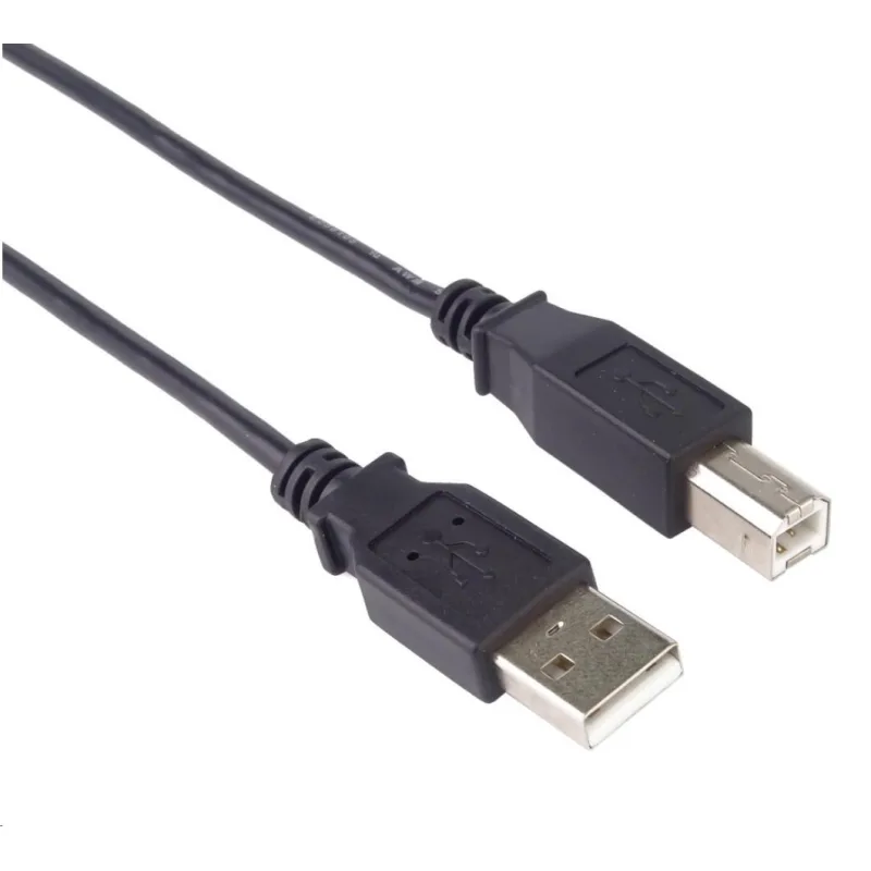 PREMIUMCORD Kabel USB 2.0 A-B propojovací 1m, barva černá ku2ab1bk