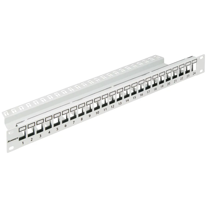 19" patchpanel pre 24 modulu SFA/ SFB, neosadený, 1U, RAL 7035 HSER0240GP