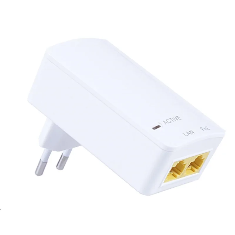 MaxLink PI15S aktívny gigabitový injektor PoE, 802.3af, 15W…