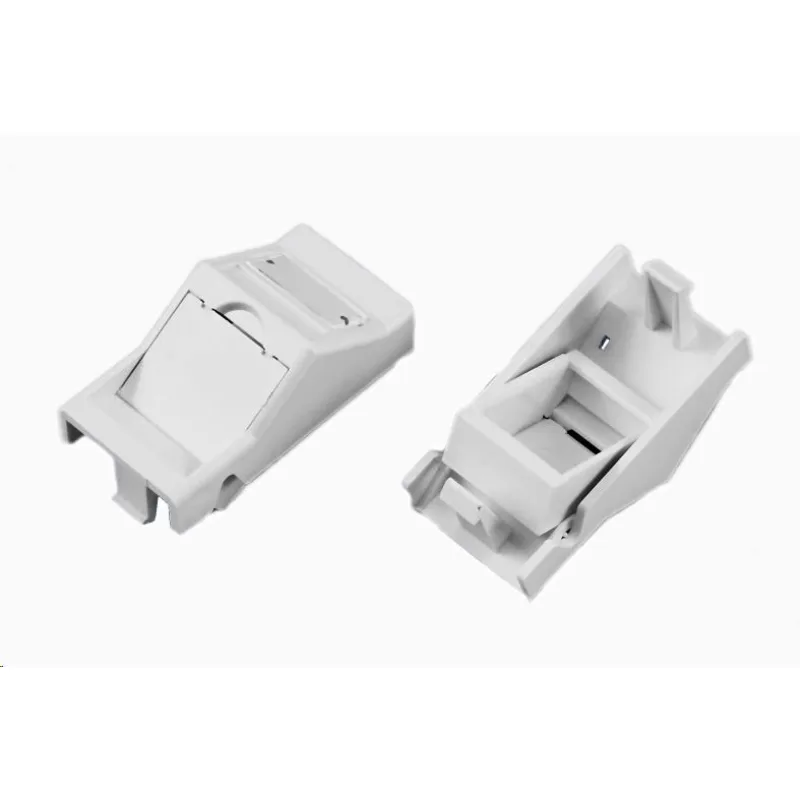 Modul neosazený 1x RJ45, 22, 5x45 mm s prachovkou úhlový KEYMOD22,5x45-A