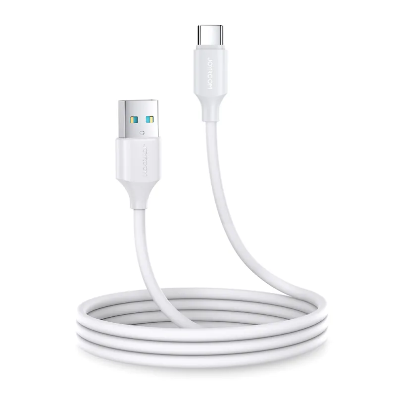Joyroom Long-Lasting Series A9 USB-A / USB-C 3A kábel 1m - biely