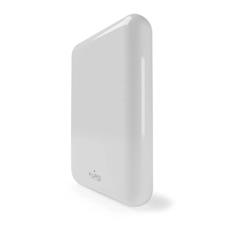 Power Bank Puro Power Mag 5000mAh 20W napájanie USB-C – biela