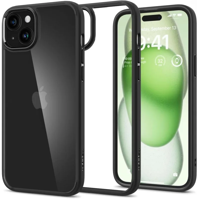 Kryt Spigen Ultra Hybrid iPhone 15 Plus – matný čierny