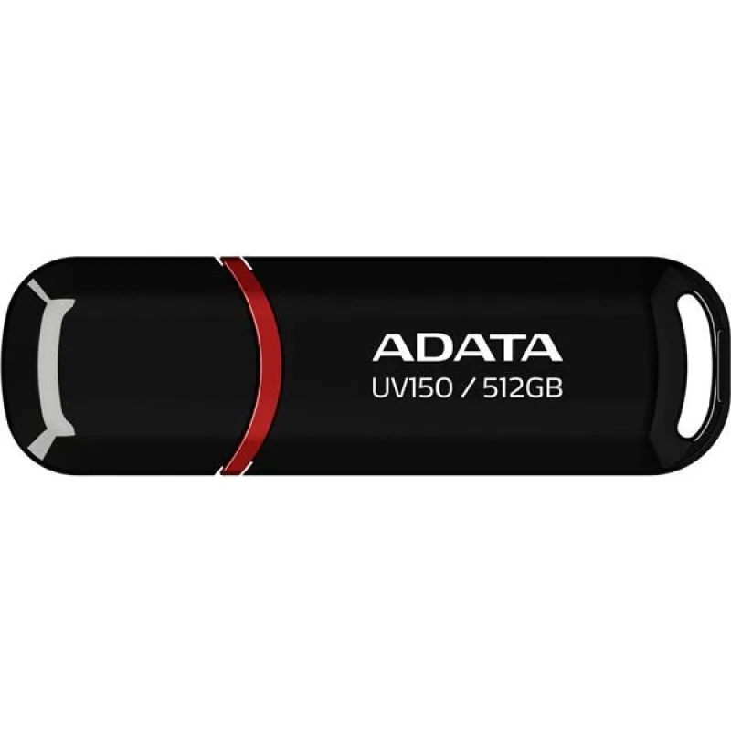 ADATA UV150/ 512GB/ USB 3.2/ USB-A/ Čierna AUV150-512G-RBK