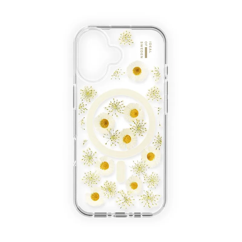 iDeal Fashion Clear Case MagSafe iPhone 16 Daisy Bloom IDCLCMS-I2461-543