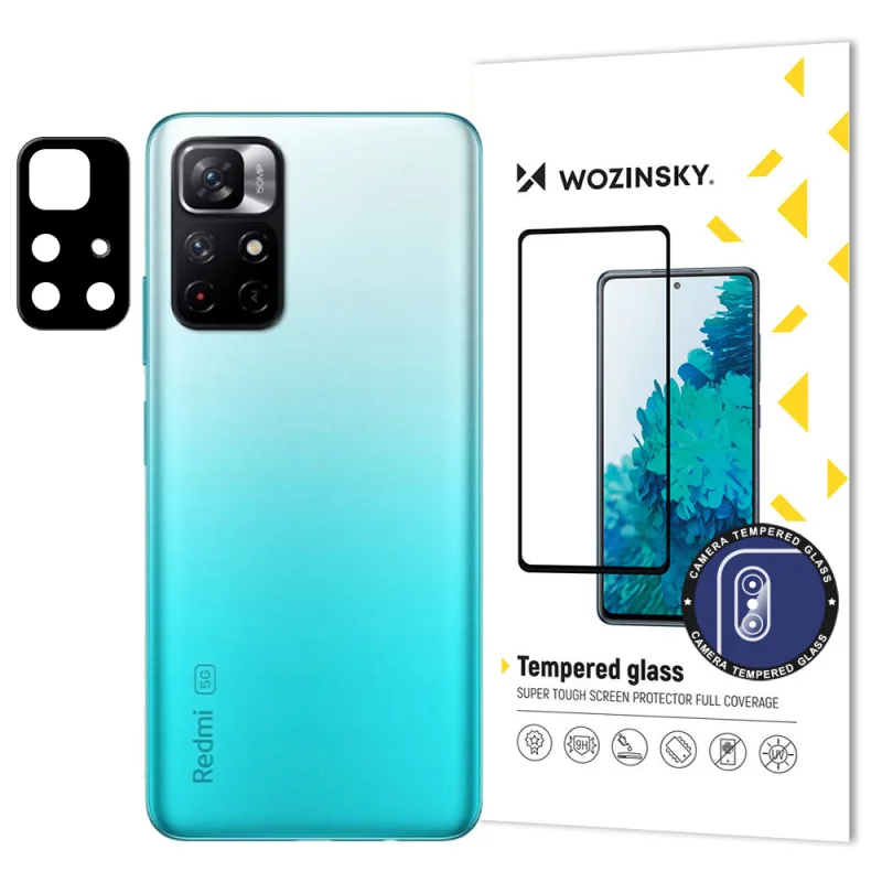Wozinsky Full Camera Glass 9H Tvrdené sklo pre celý fotoaparát pre fotoaparát Xiaomi Redmi Note 11 (ČÍNA)