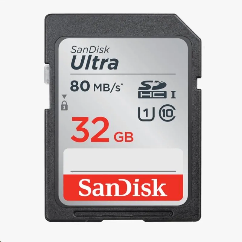 Karta SanDisk SDHC Ultra 32 GB (100 MB/ s Class 10 UHS-I) SDSDUNR-032G…