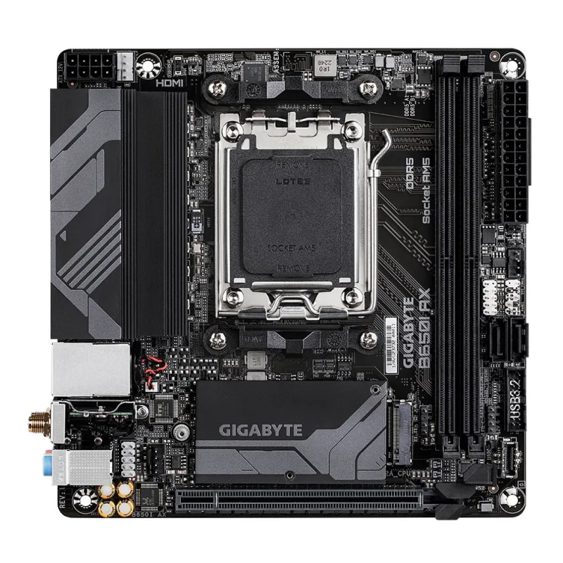 GIGABYTE B650I AX/ AM5/ mITX B650I AX