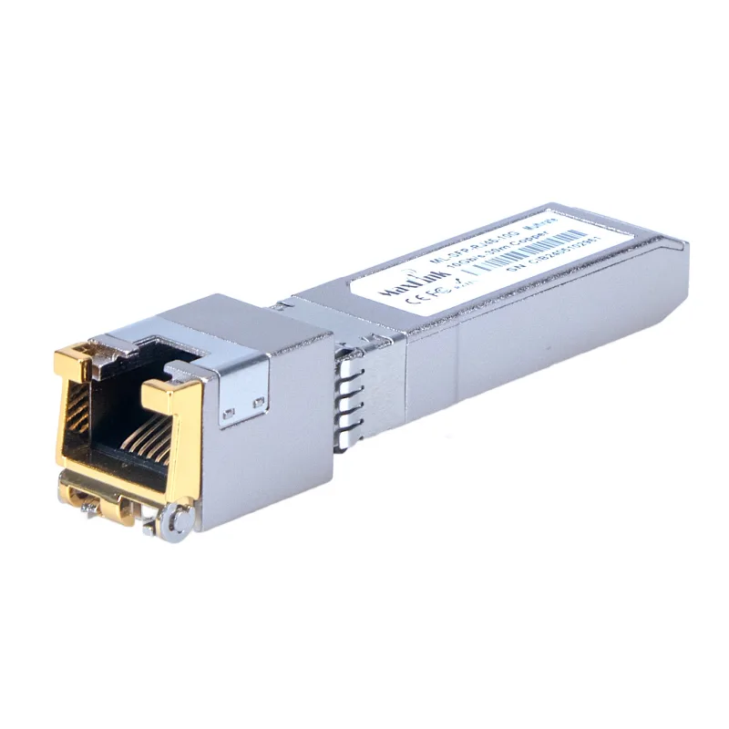MaxLink SFP+ 1/ 2.5/ 5/ 10G metalický modul, RJ-45, 30m, 10Gbps ML-SFP…