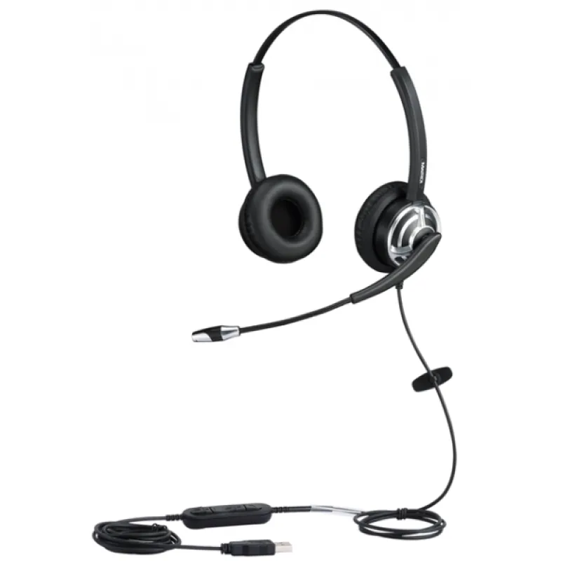 WELL Mairdi MRD-805D USB, náhlavka dvojušná (USB s ovládaním hlasitosti)…