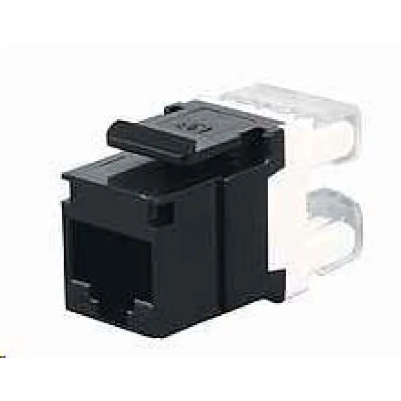 Solarix zárezový keystone CAT5E UTP RJ45 čierny SXKJ-5E-UTP-BK 25286501