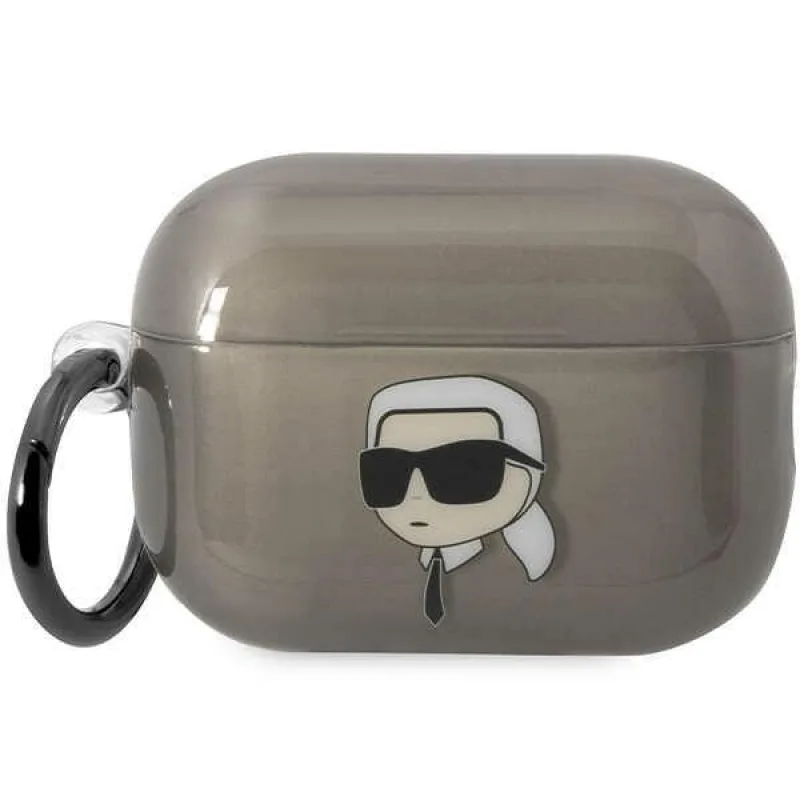 Karl Lagerfeld KKLAP2HNIKTCK kryt Airpods Pro 2 čierna/čierna Ikonik Karl Lagerfeld