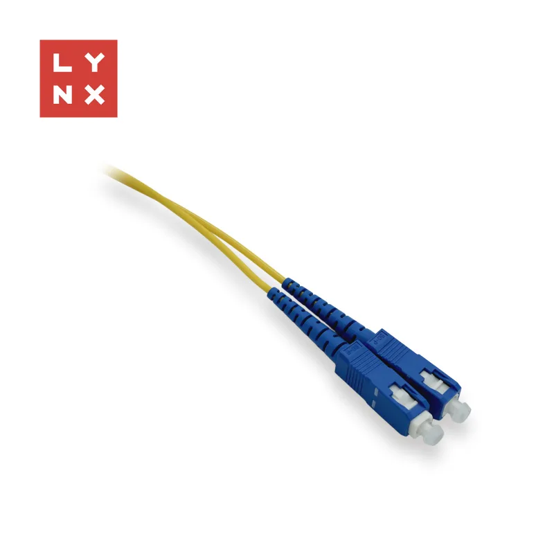 LYNX duplexní patch kabel SM, OS2, SC/ SC, 9/ 125µm, 5m LX-DPX-SC/SC…
