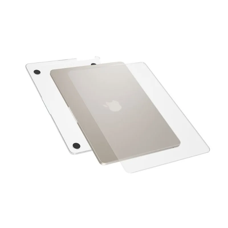 Epico Slim Shell pre MacBook Air 13,6" (M2/M3/M4) - matná transparentná
