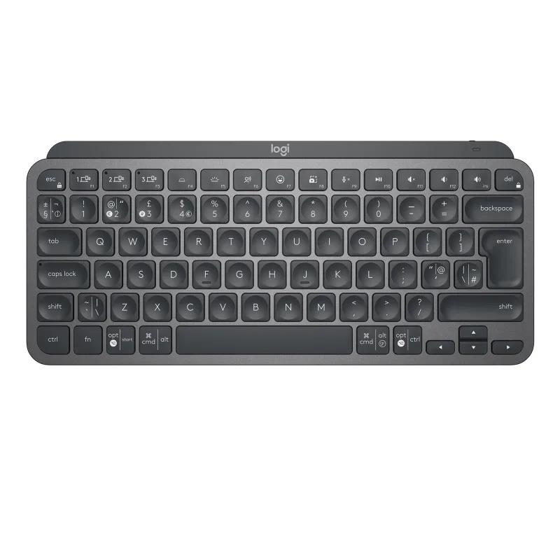 Logitech MX Keys Mini - bezdrôtová podsvietená klávesnica, US - grafitová