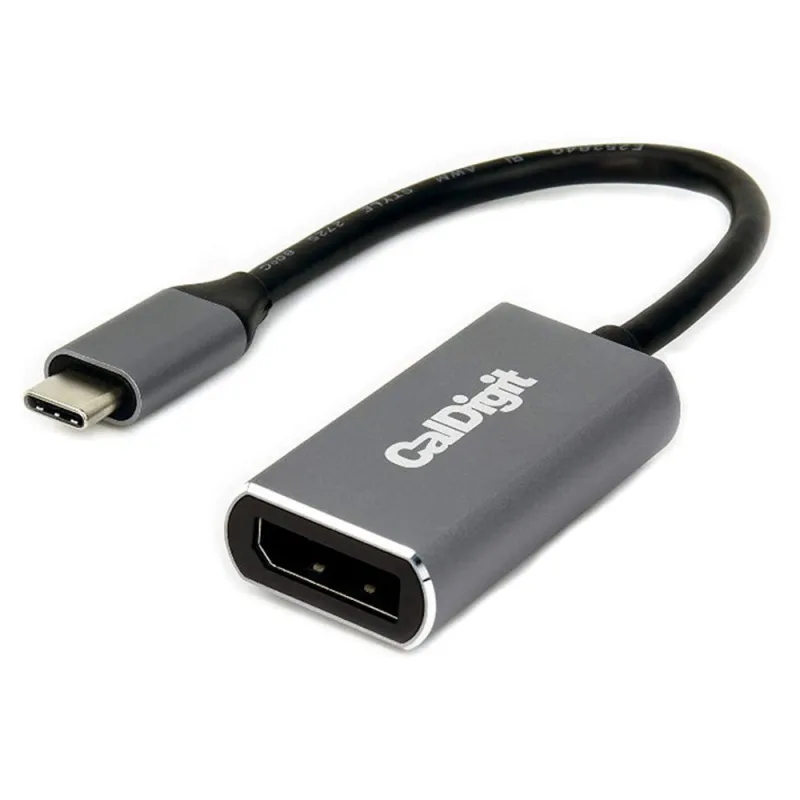 CalDigit USB-C to DisplayPort 1.4 8K HDR Video Adapter - Space Gray