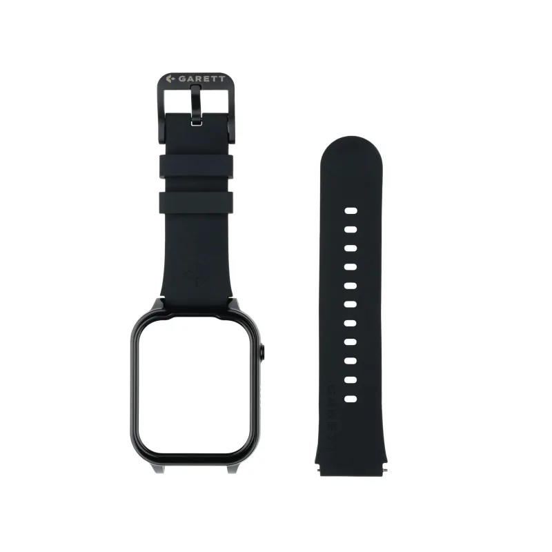 Garett Kids řemínek pro Garett ESSA GO, černý STRAP_ESSA_GO_4G_BLK