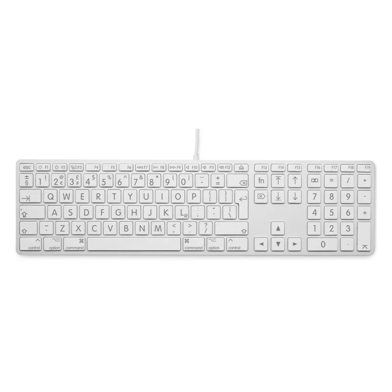 LMP klávesnica Large Font Wired USB Keyboard pre Mac 110 keys EN layout…