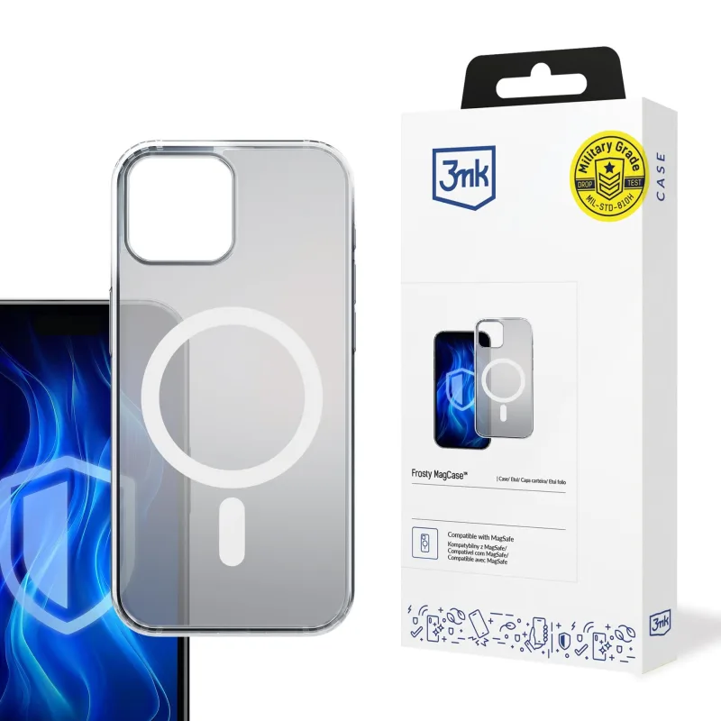 3mk ochranný kryt Frosty MagCase White pro Apple iPhone 14 5903108596640