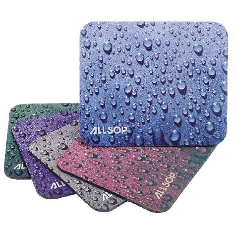 Allsop podložka pod myš, kvapky - modrá 05494