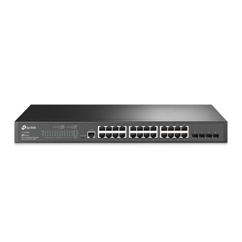 Omada 24-Port Gigabit L2+ Managed Switch with 4 SFP Slots PORT: 24×…