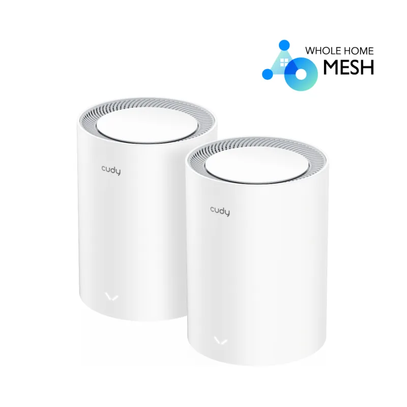Cudy M1800 - AX1800 Wi-Fi 6 Mesh Solution 2-Pack, Dual-Band, 1201+574Mbps…