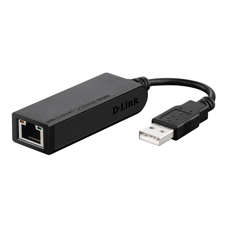 D-Link Hi-speed USB 2.0 10/ 100 Ethernet adaptér DUB-E100