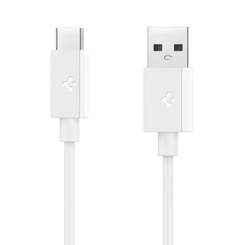 Spigen EB6010AC USB-A / USB-C 60W kábel 100 cm – biely