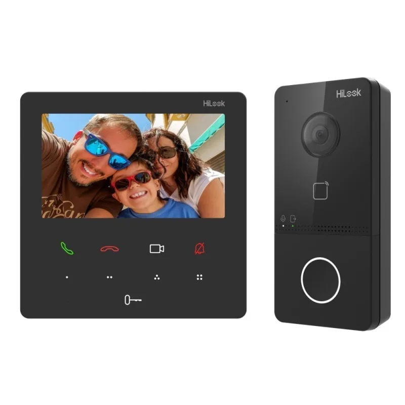 HiLook powered by Hikvision chytrý domácí interkom VI-K46P/ Wi-Fi/ 1080p/ 4,3" 480x272/ videotelefon/ Ochranný štít/ IP65