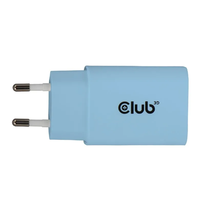 Club3D Nabíječka, USB-C, Power Delivery 15V/ 2A, 2-pack, modrá CAC…