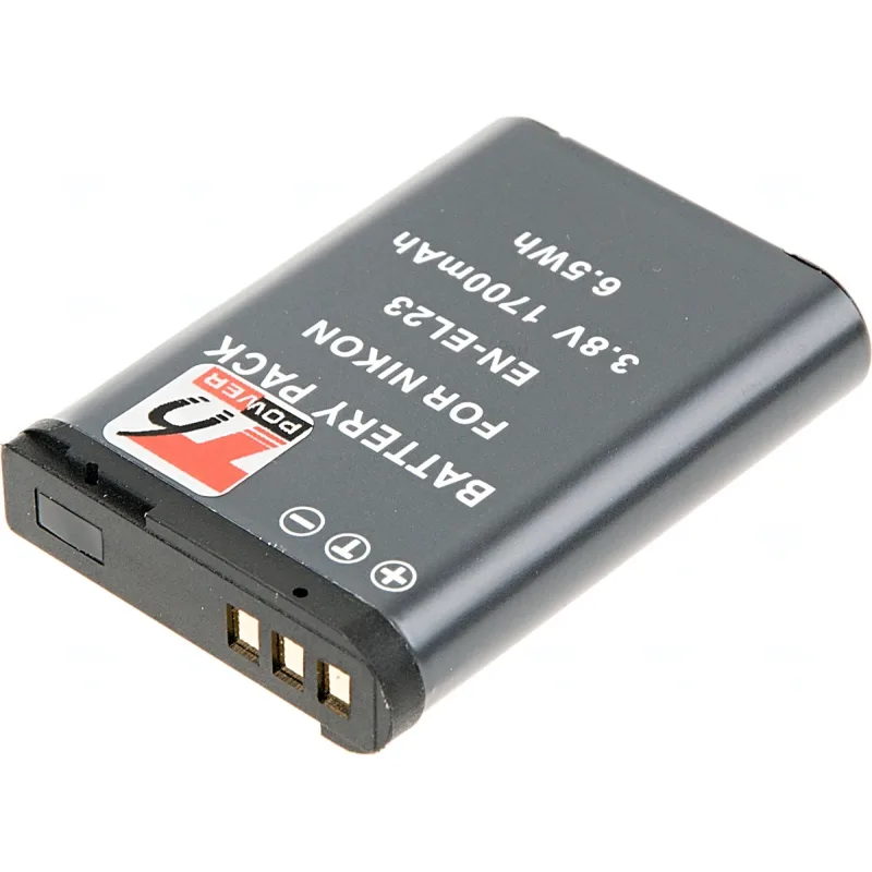 Batéria T6 power Nikon EN-EL23, 1700mAh, čierna DCNI0018