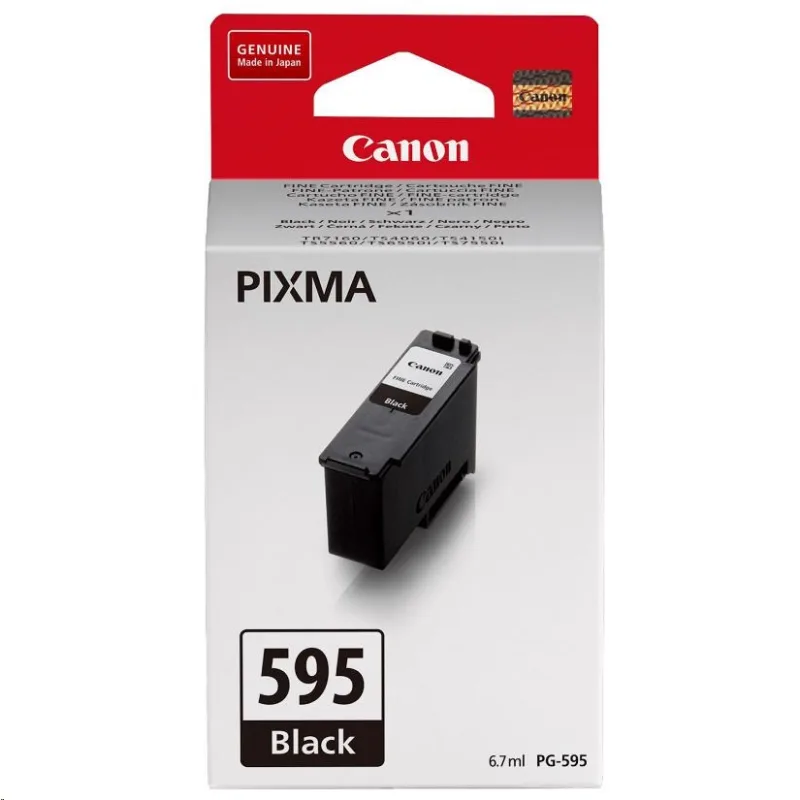Canon CARTRIDGE PG-595 černá pro Pixma TS4150i, TS6550i, TS7550i…