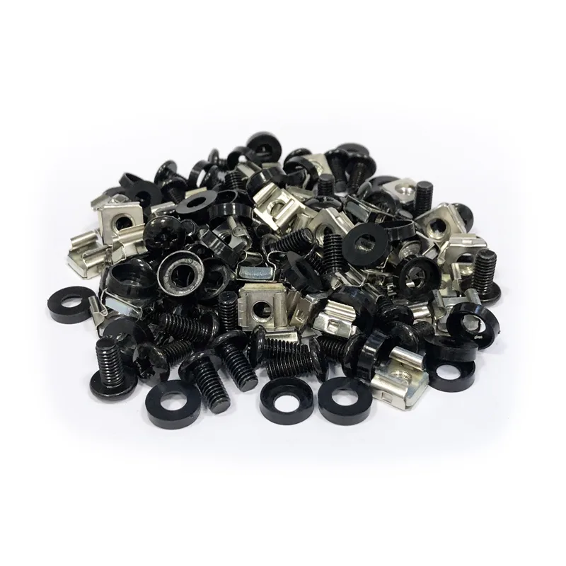 Montážna sada M6 (50ks / bal.) - 12mm BLACK 7770