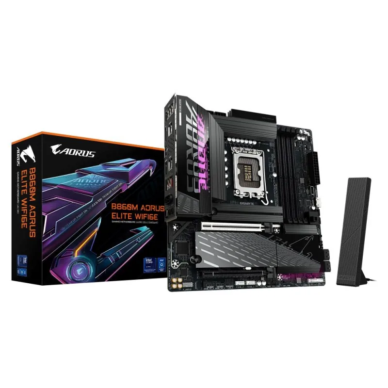 GIGABYTE B860 AORUS ELITE WIFI6E/ LGA 1851/ mATX B860M A ELITE WIFI6E