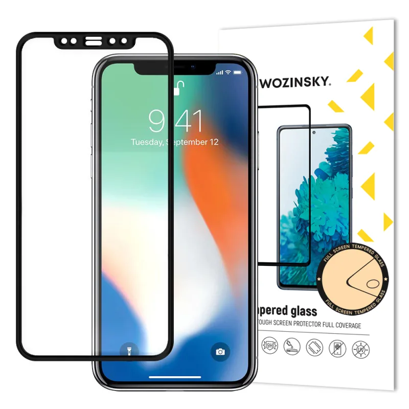 Tvrdené sklo Wozinsky Full Glue pre iPhone 11 Pro Max / iPhone XS Max - s čiernym rámom