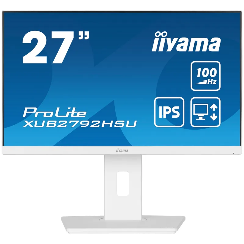 iiyama ProLite/ XUB2792HSU-W6/ 27"/ IPS/ FHD/ 100Hz/ 0, 4ms/ White/ 3R…