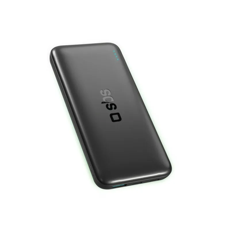 SBS Infinity Power Bank 10 000 mAh 10 W LiFePo₄ USB-A USB-C – čierna