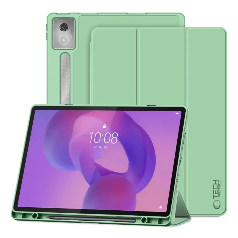 Puzdro na pero Tech-Protect SC pre Lenovo Idea Tab Pro / Pro MT 12.7 TB-373 – zelené