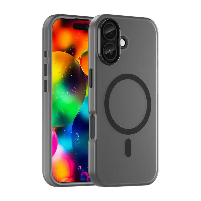 Magnetické brúsne puzdro na iPhone 17 kompatibilné s MagSafe - matné čierne