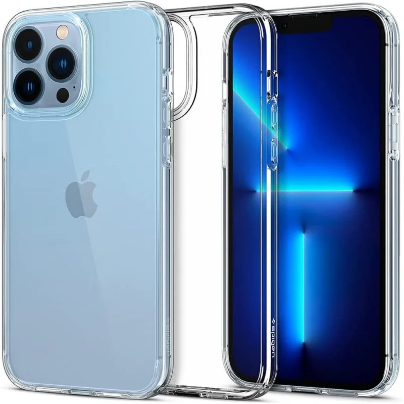 Kryt Spigen Ultra Hybrid Case pre iPhone 13 Pro Max – priehľadný